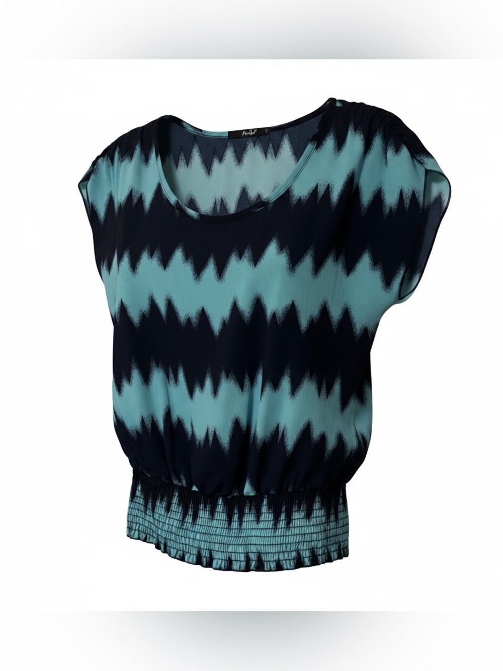 Papaya Chevron Blouse.‎ Size M